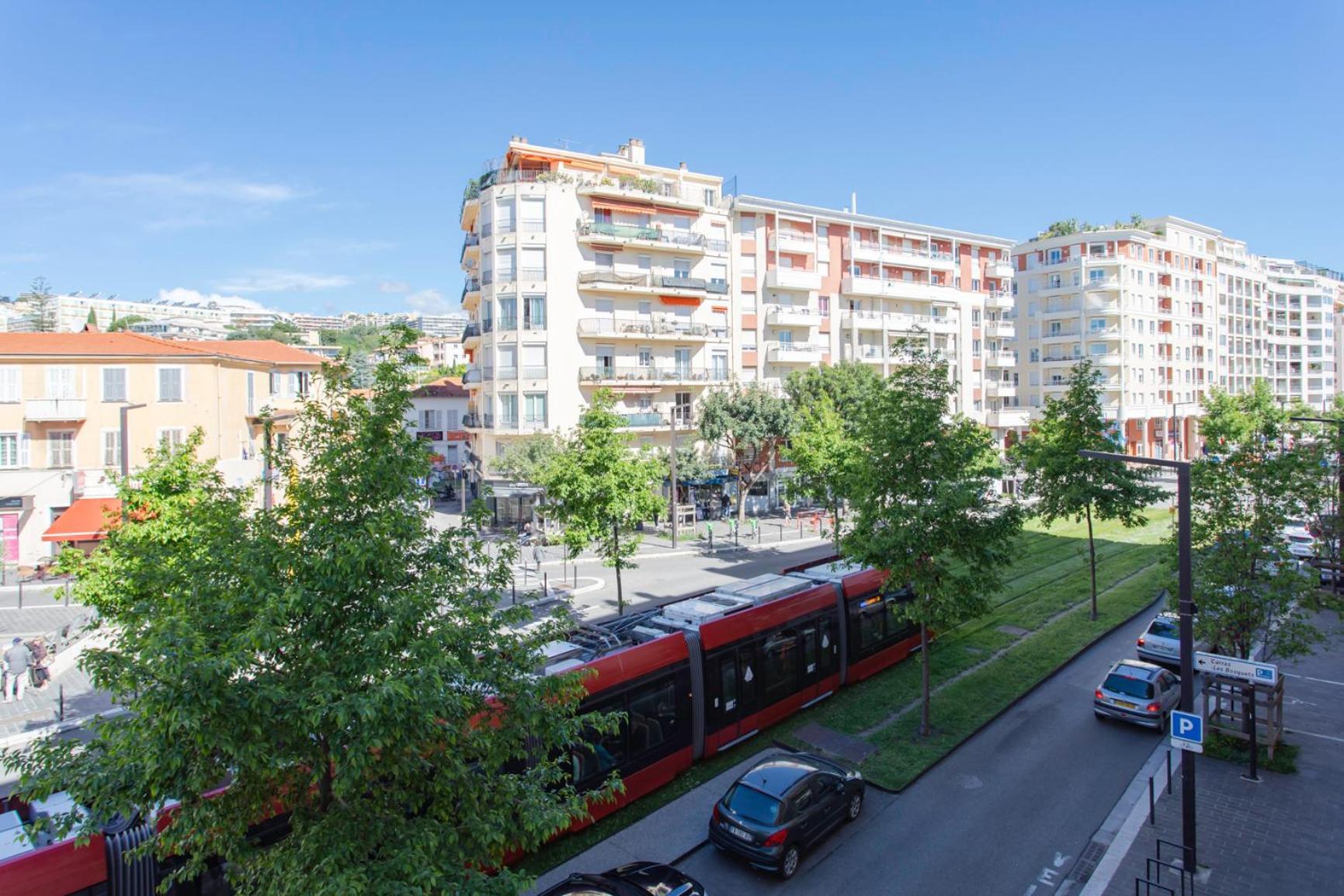 #35 Promenade Vue Proche Aeroport Balcon &ac Apartment Nizza
